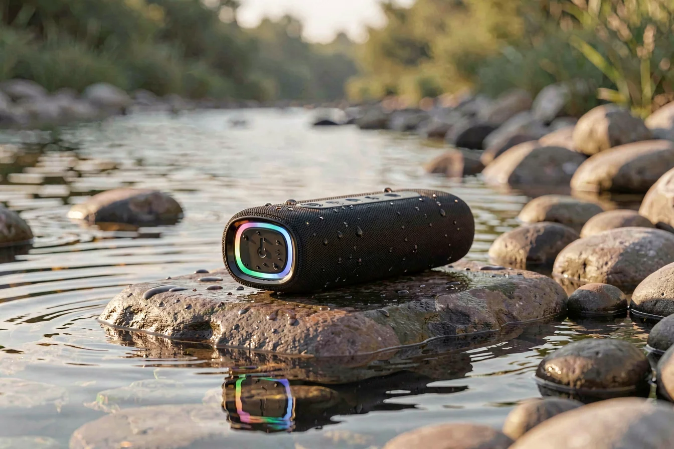 Waterproof pyramid bluetooth speakers