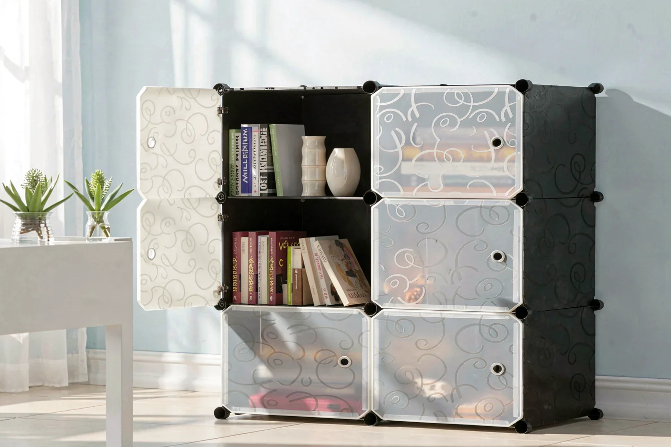 Modular plastic cabinet