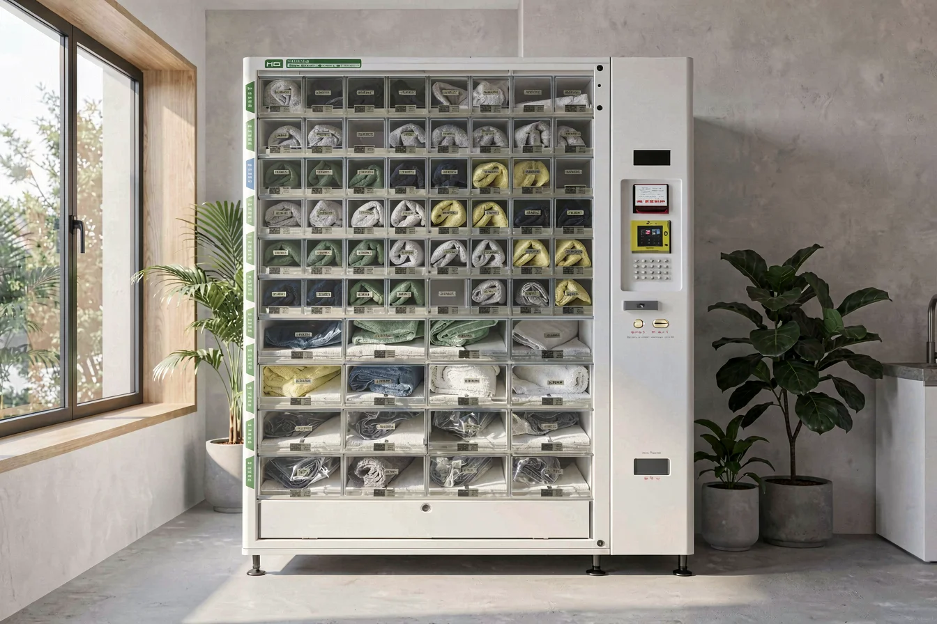 Reliable automatic towel vending machine