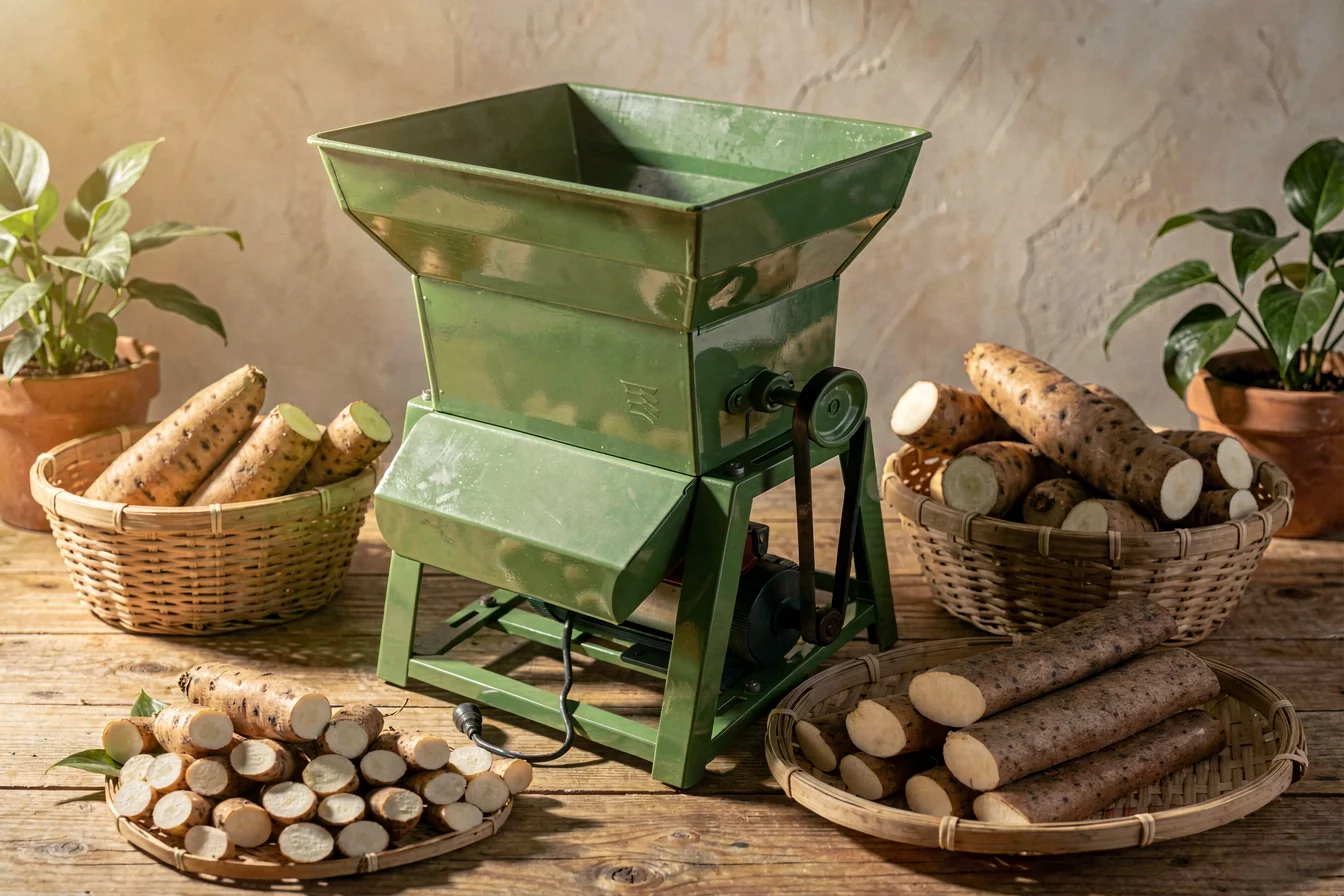 Durable electric cassava grater