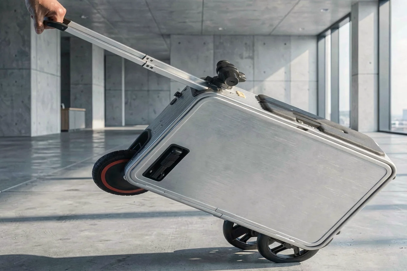 TSA lock aluminium briefcase