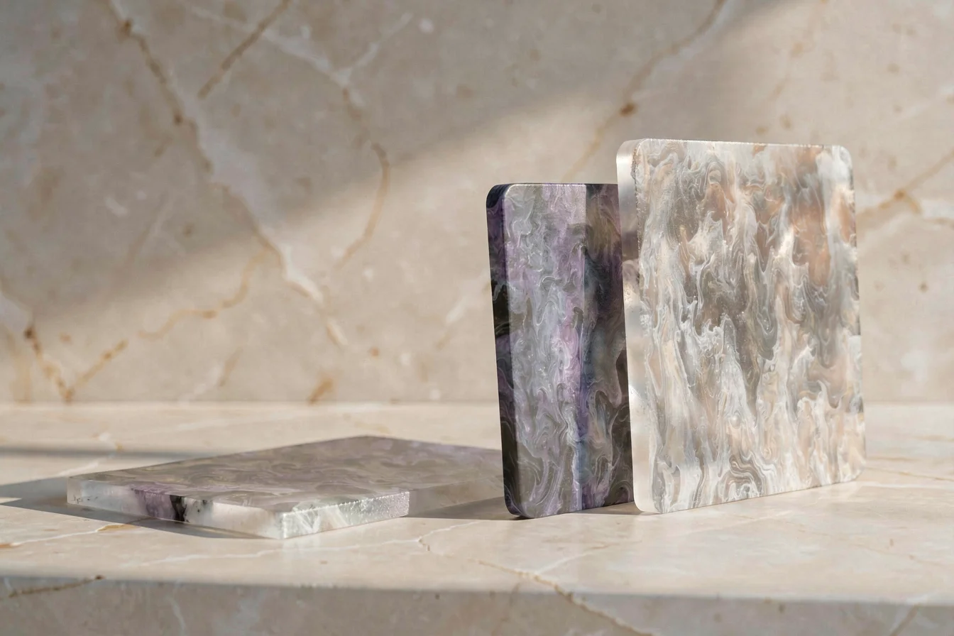 Custom alabaster acrylic sheet