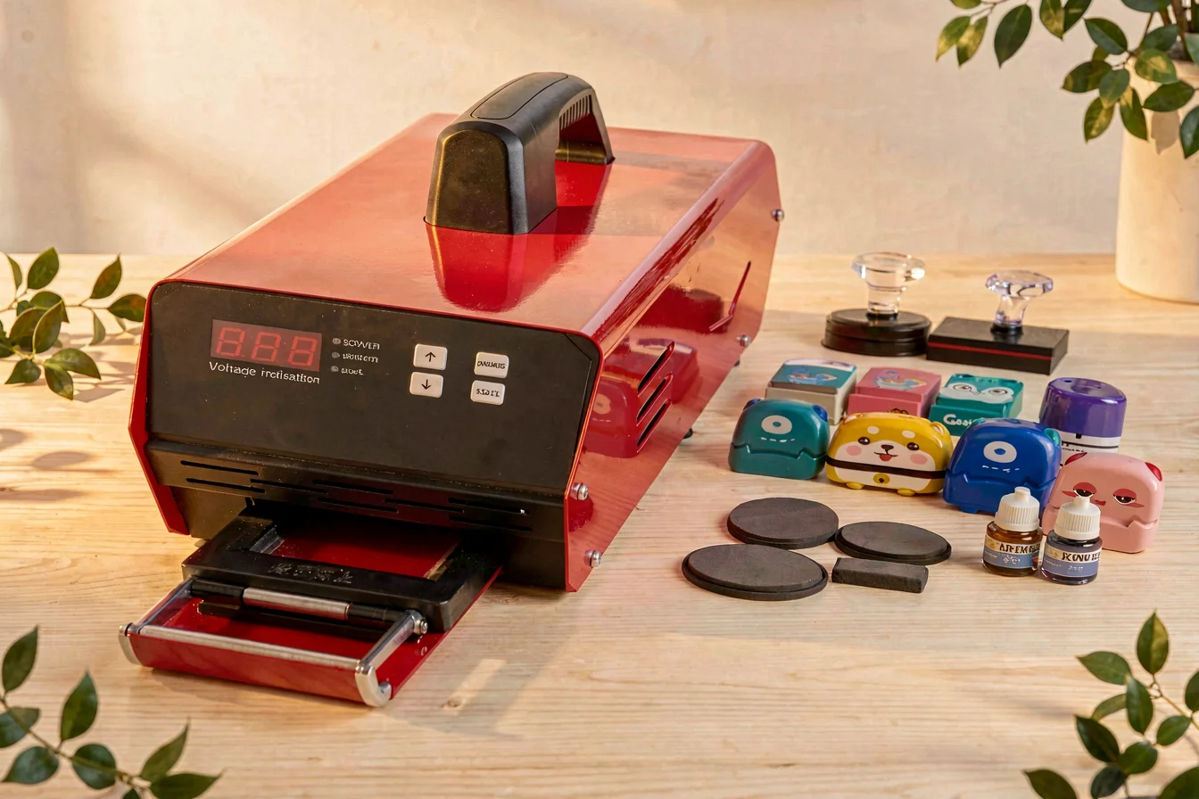 Durable rubber stamp maker machine