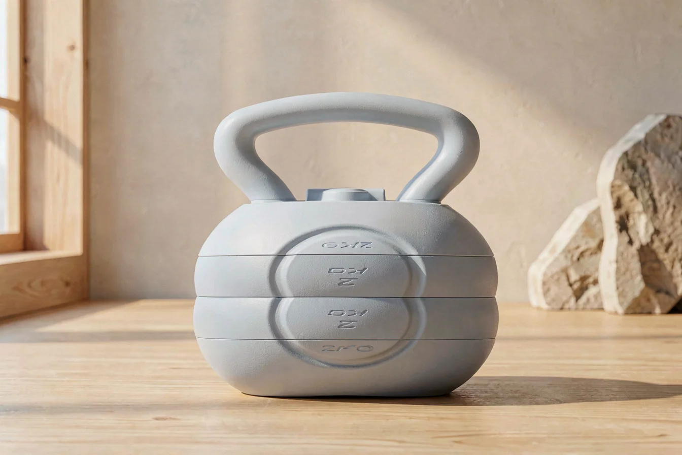 Ergonomic adjustable competition kettlebell