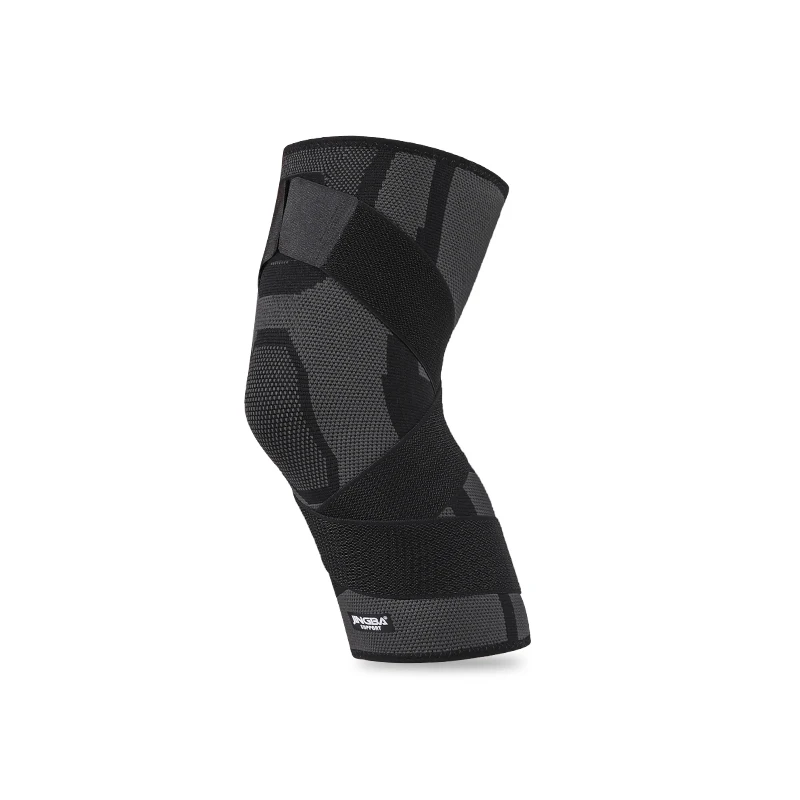 JINGBA Bsci Factory Price Adjustable Nylon Compression Knee Sleeve Breathable Knee Support Brace Basketball Volleyball Sports
