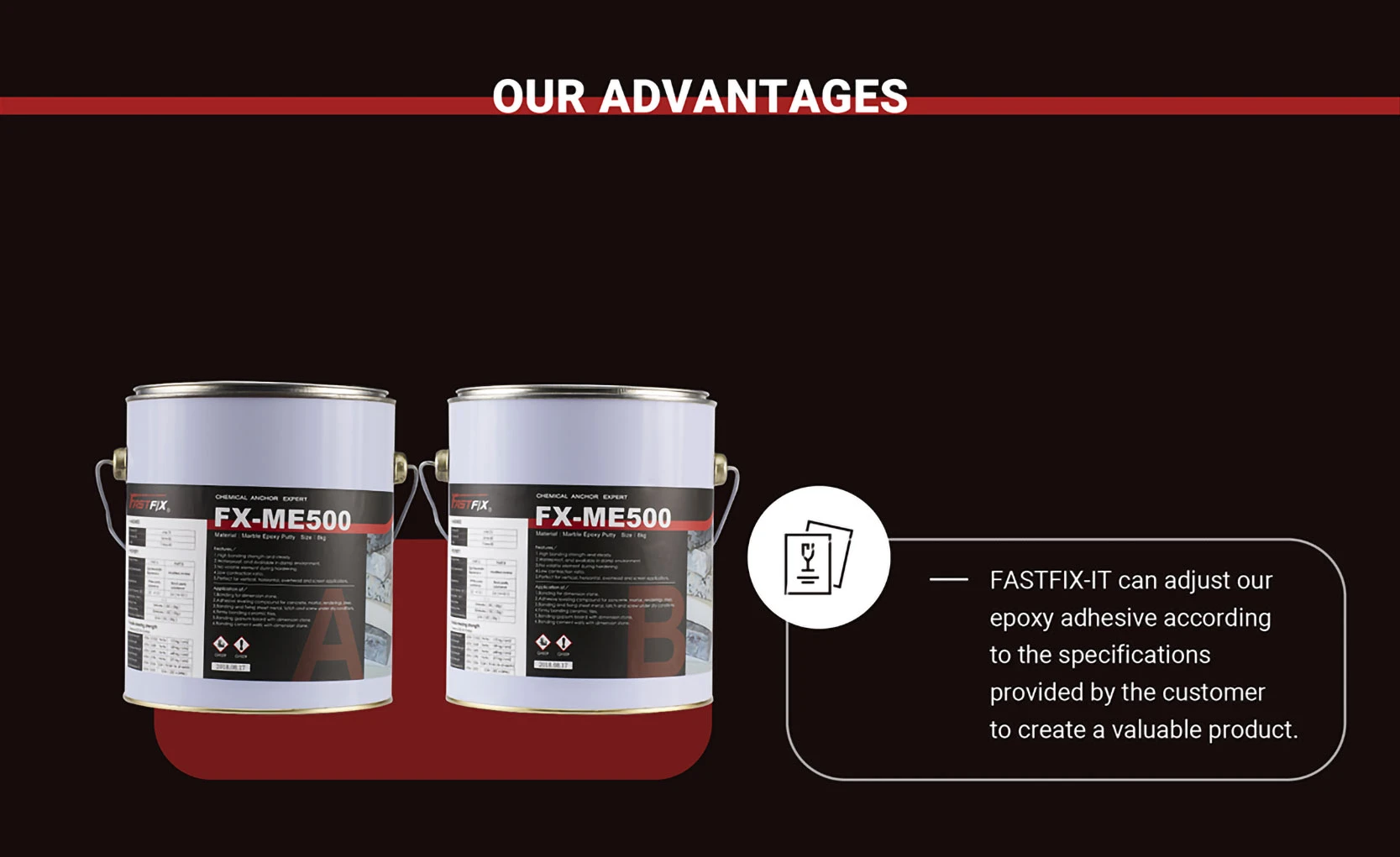 FASTFIXIT ENT CO., LTD. Chemical anchor, 5 second fix