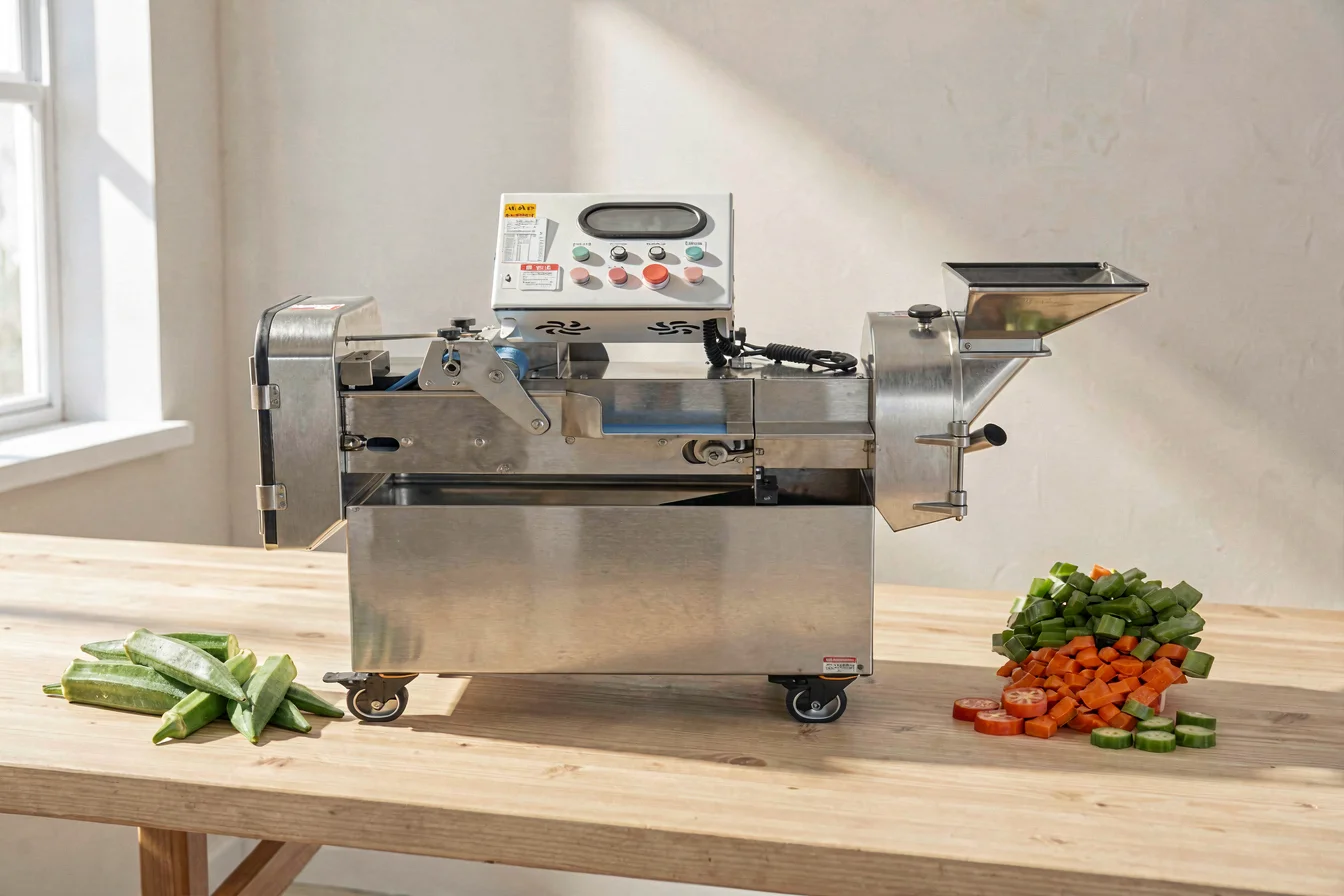 Efficient Electric Okra Cutter