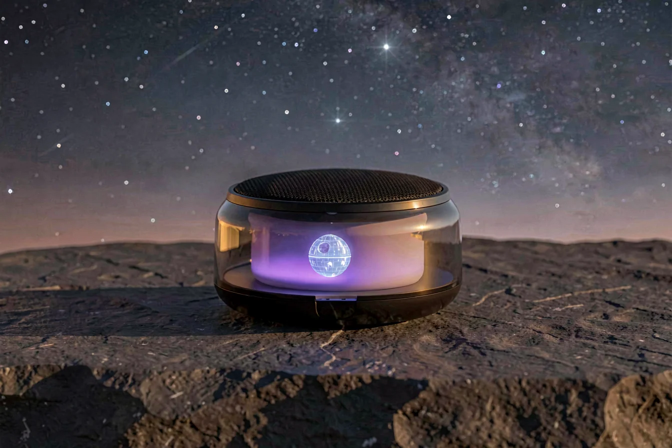 Customizable Death Star Bluetooth Speaker