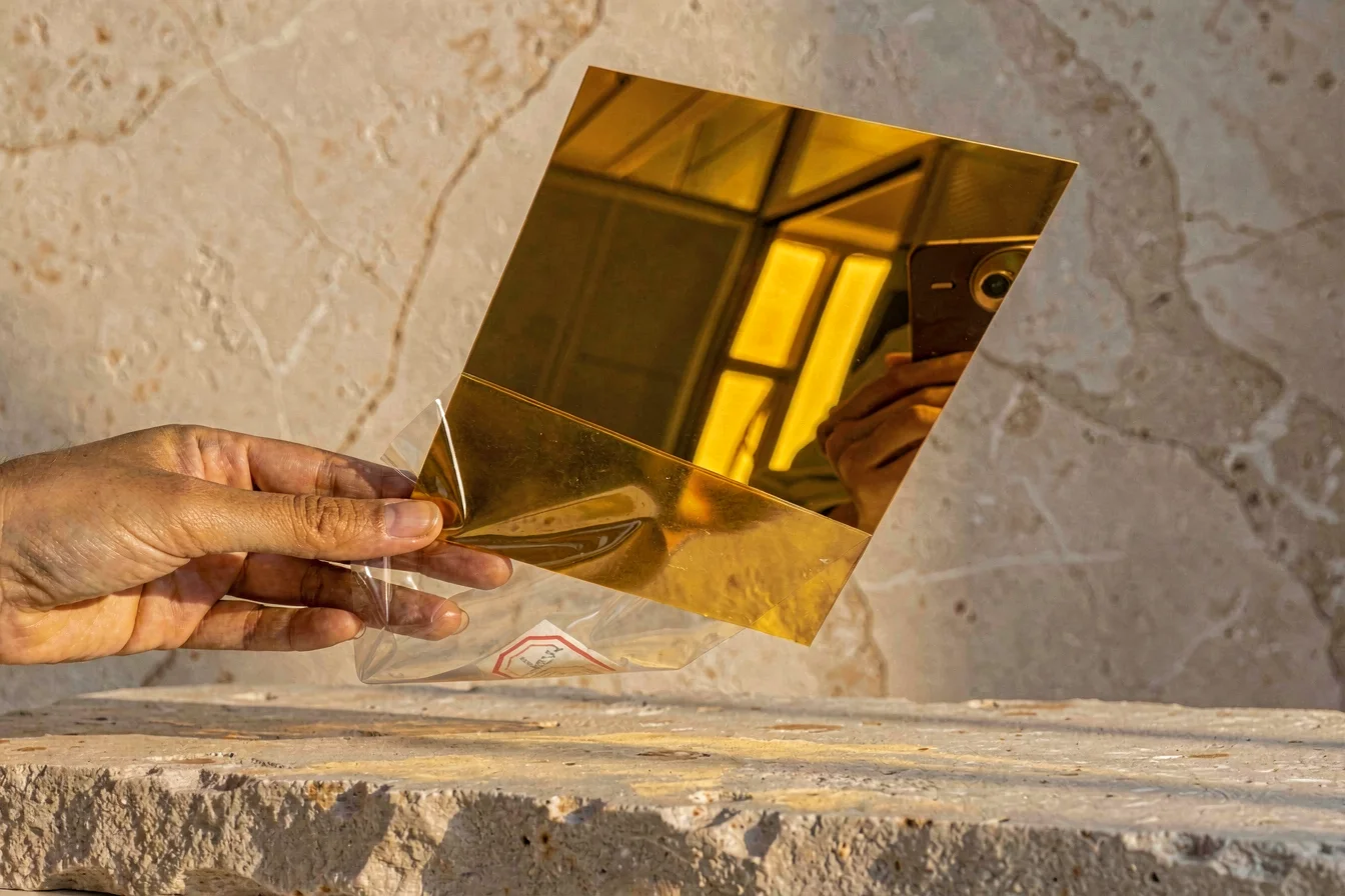Premium gold plastic sheet