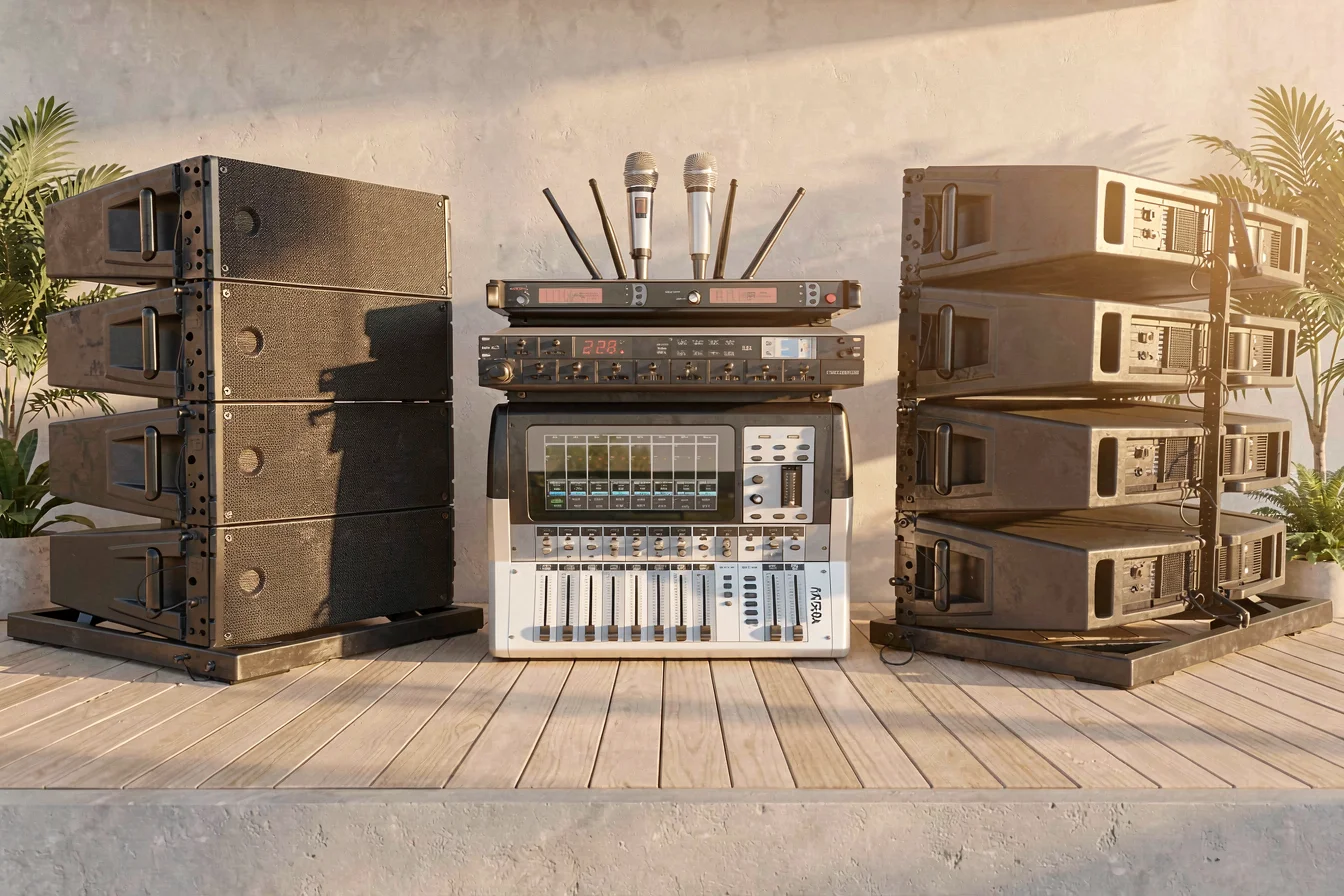 High-performance line array speaker system