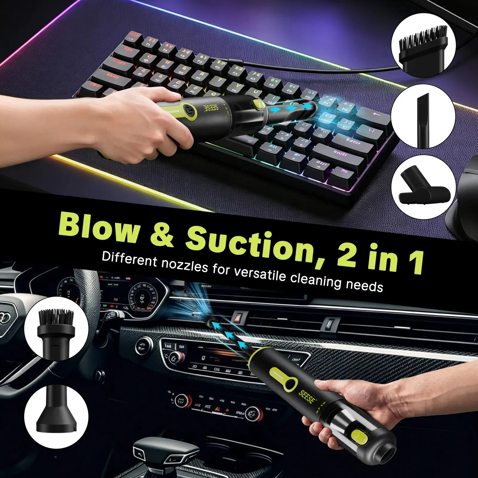 Blow and Suction Dual Mode