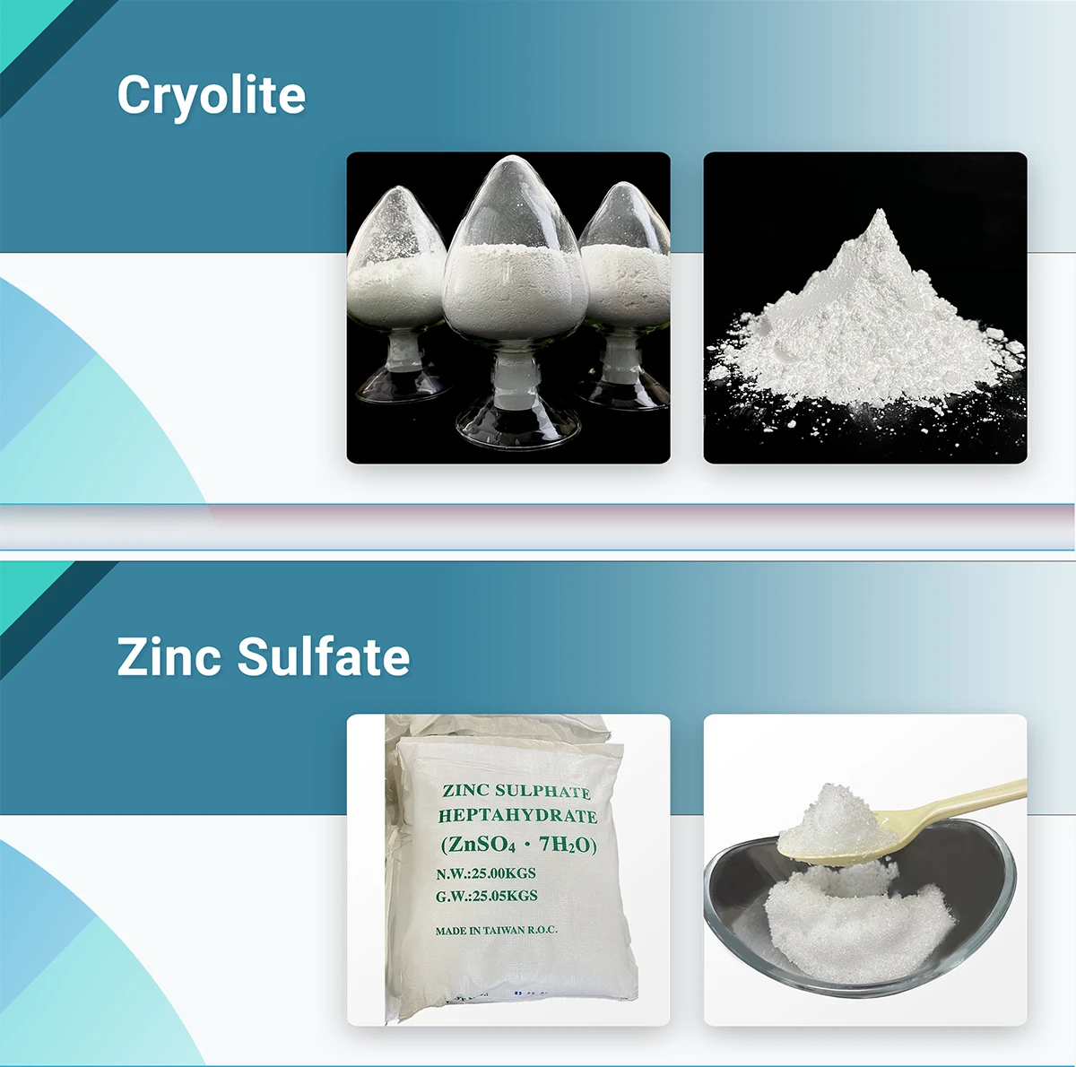 RETECH ENVIRONMENTAL SOLUTIONS CO., LTD. Cryolite, Zinc sulfate
