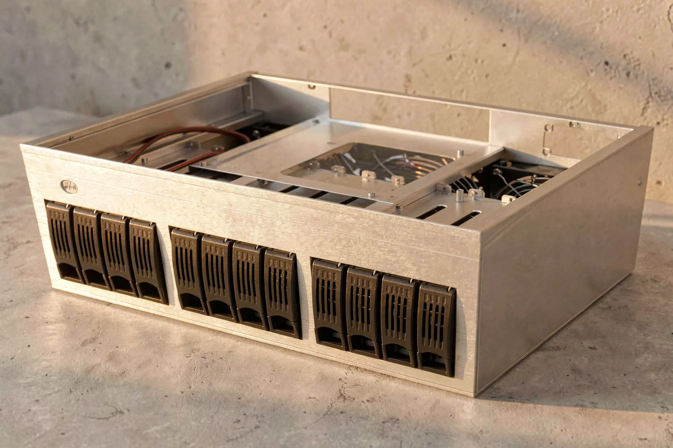 Robust 12 bay computer case