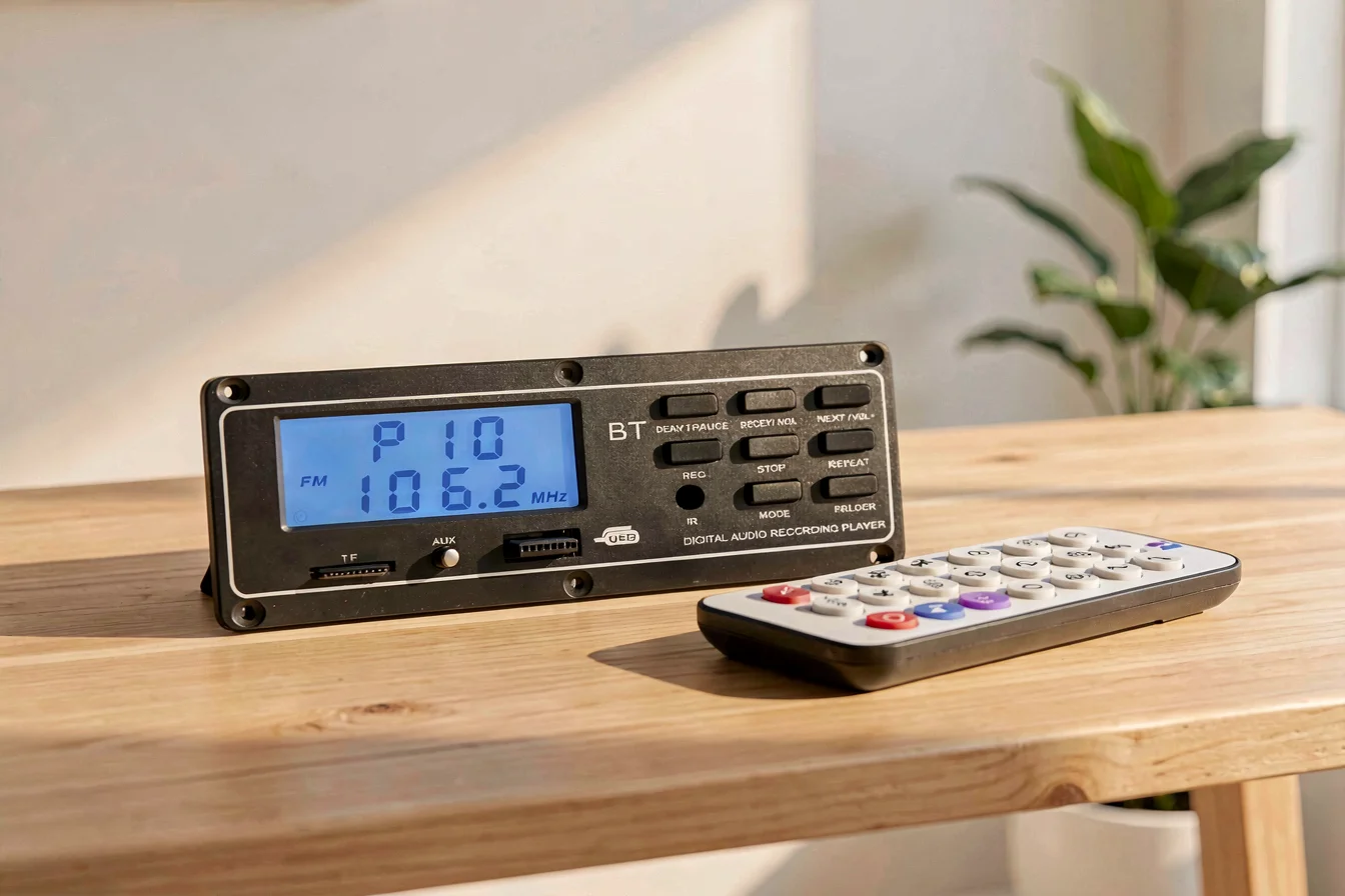 Modern LCD MP3 Decoder Board with Display