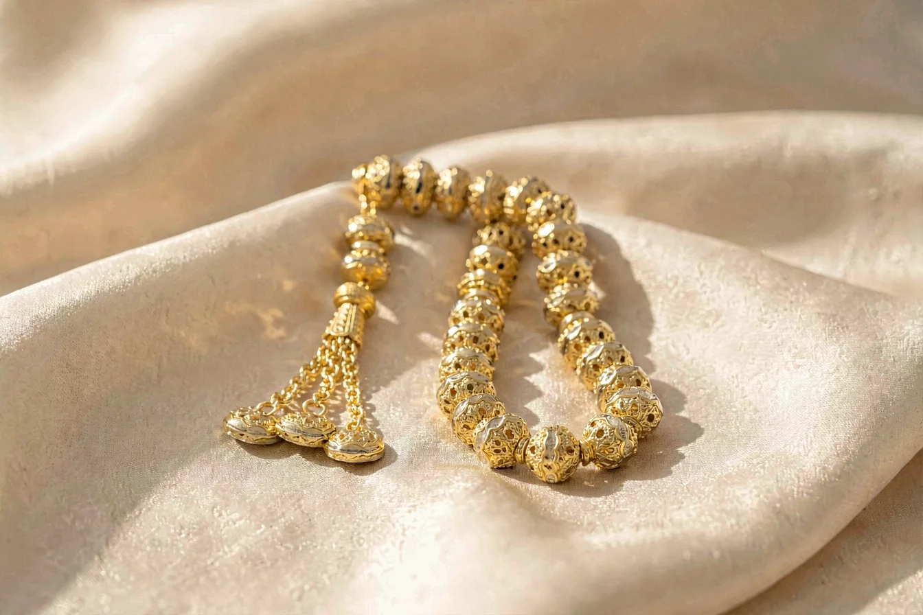 Premium gold tasbih
