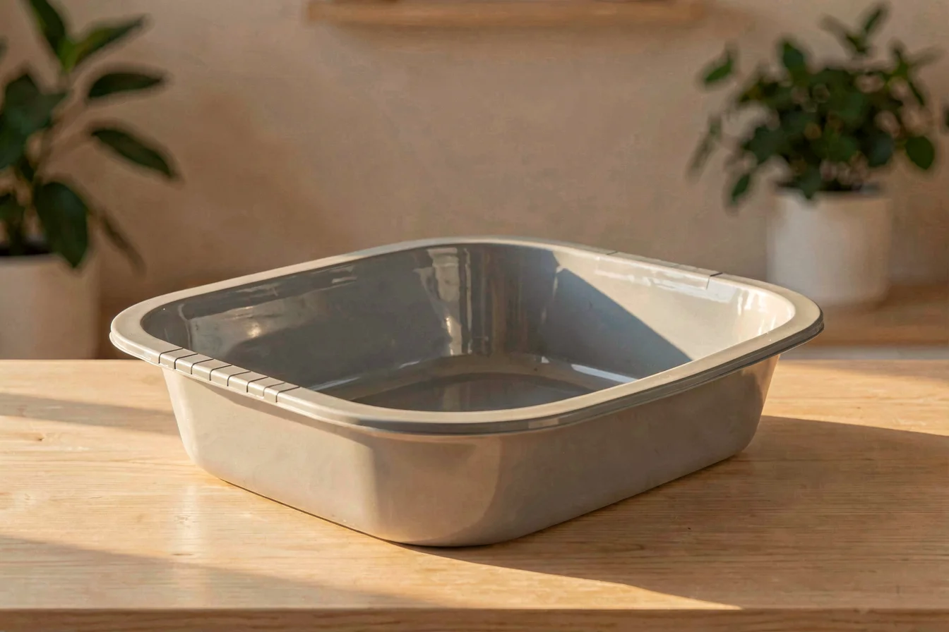 Bulk plastic rectangular basin