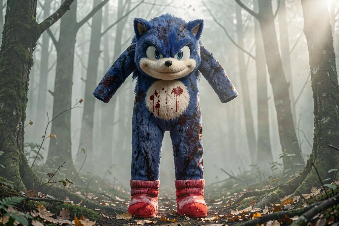 Official Sonic hedgehog costume