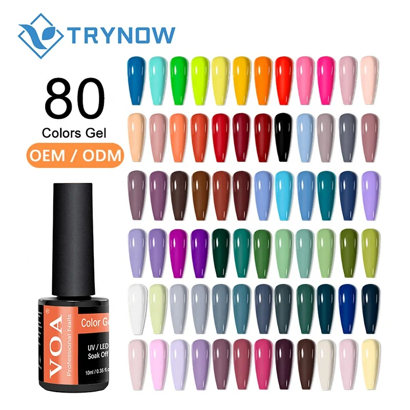 

80 colors wholesale uv led soak off nail gel polish, 80 colors,according to color chart