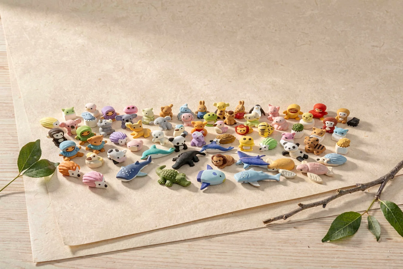 Premium Japanese erasers