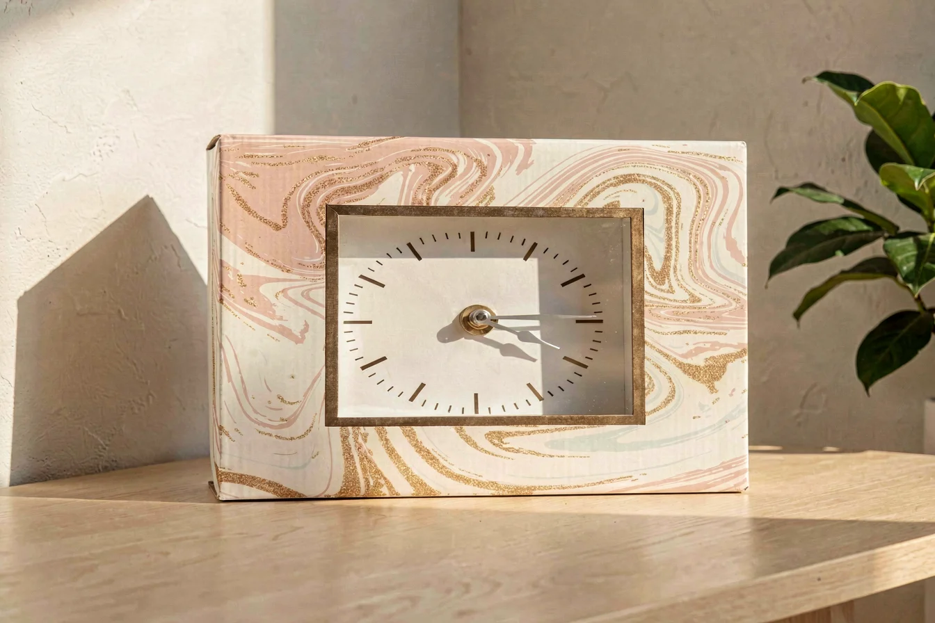 Decorative wall clocks shipping box