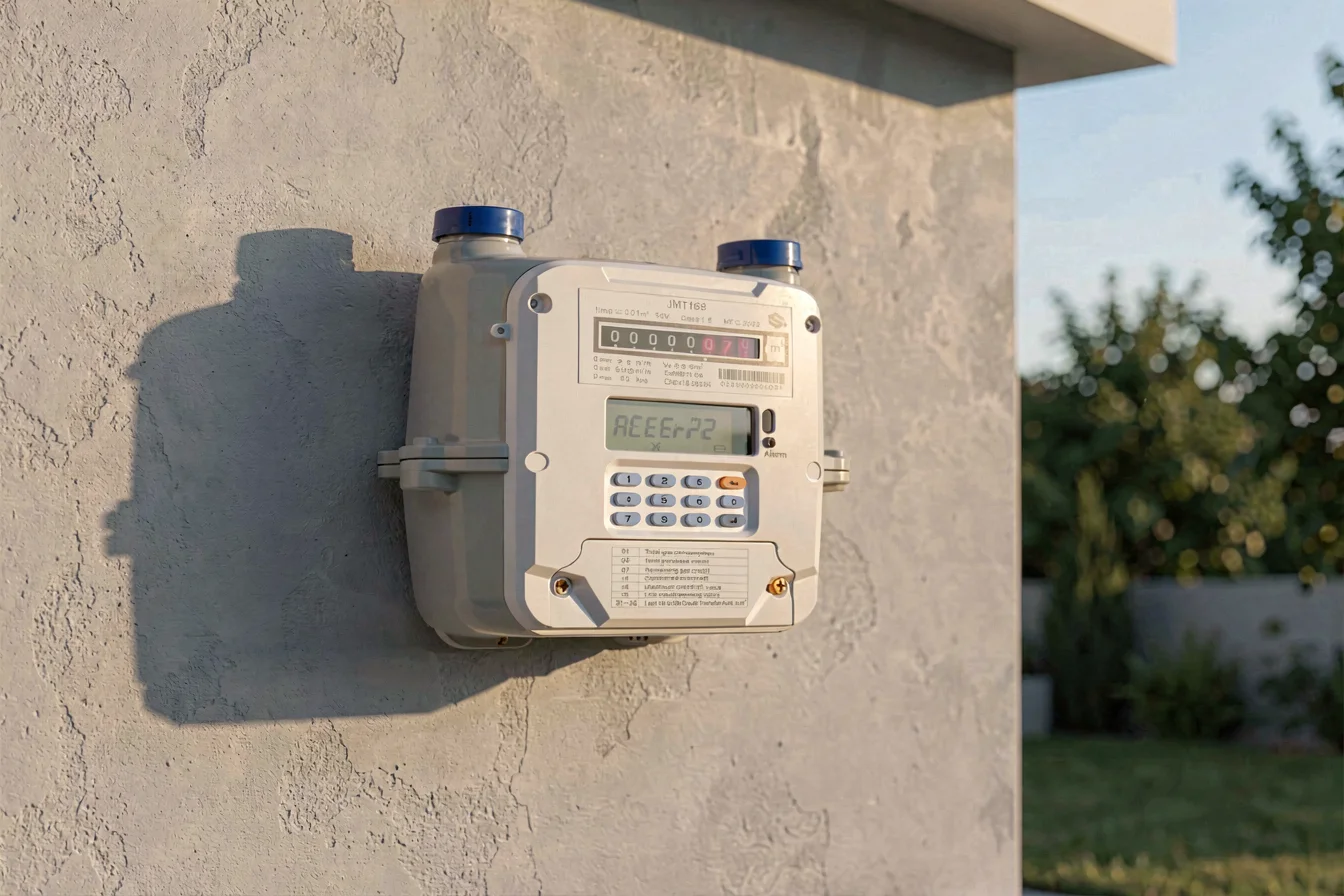 Weather-resistant gas meter blue seals