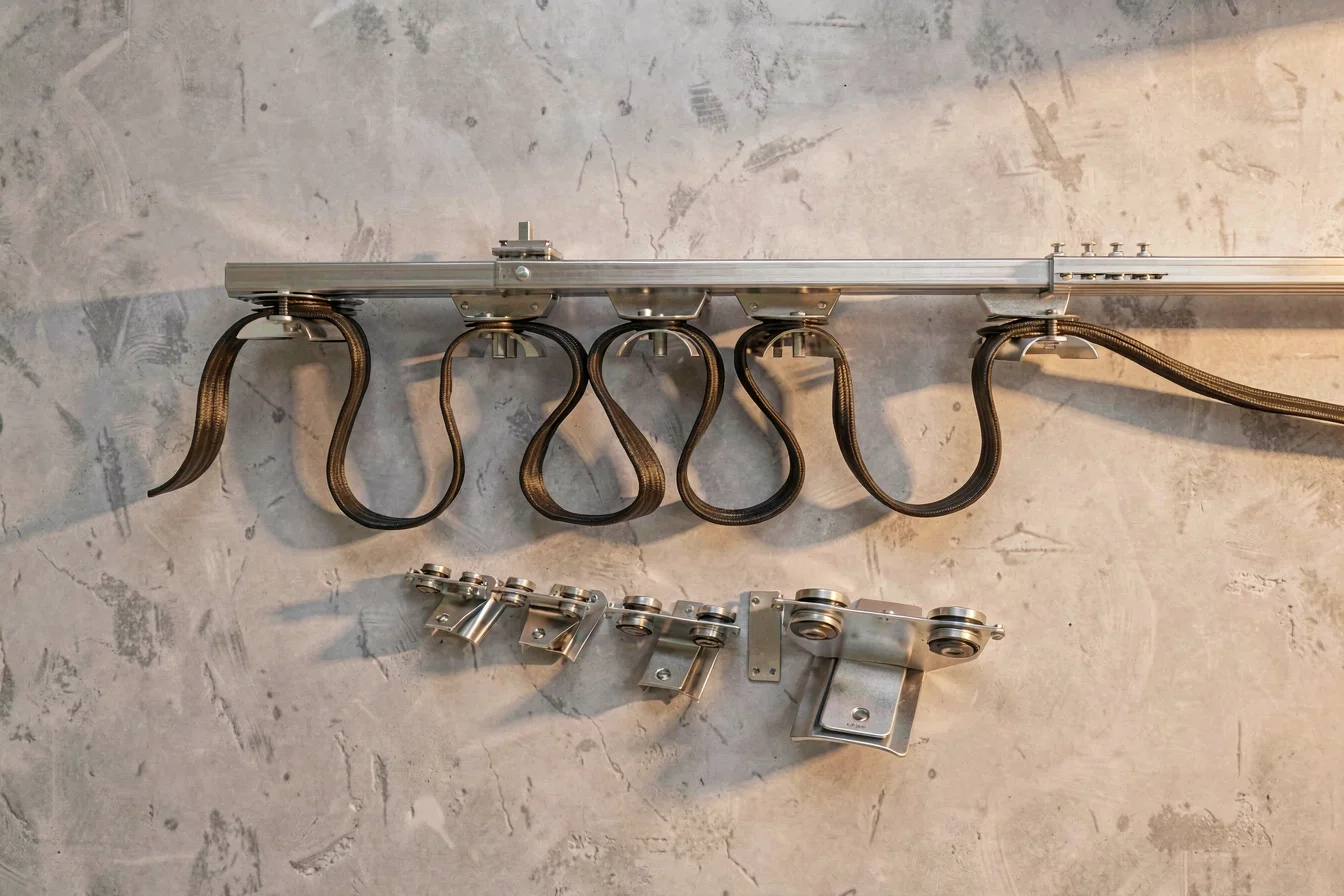 Heavy-duty festoon cable trolleys