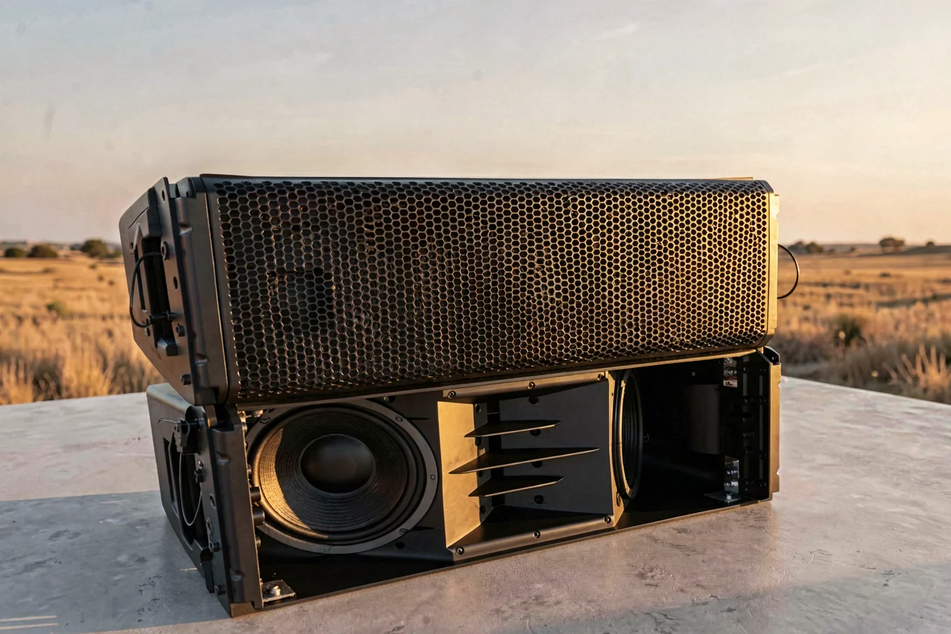 Professional line array speaker system