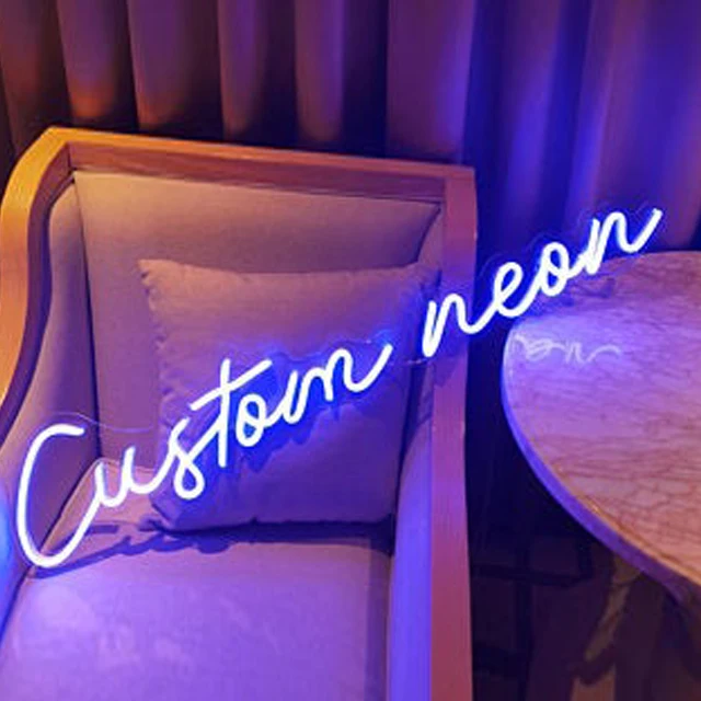 Rebow Dropshipping Best Priceled Neon Lights Custom Logo Neon Sign Personalised Neon Acrylic Sign for Home Wedding Party Decor