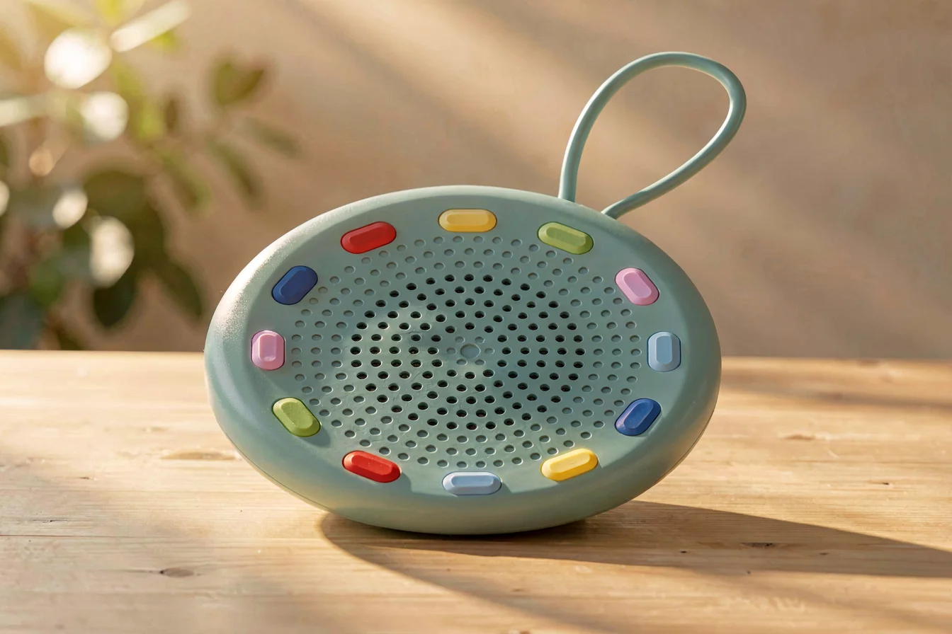Decorative colourful bluetooth speaker