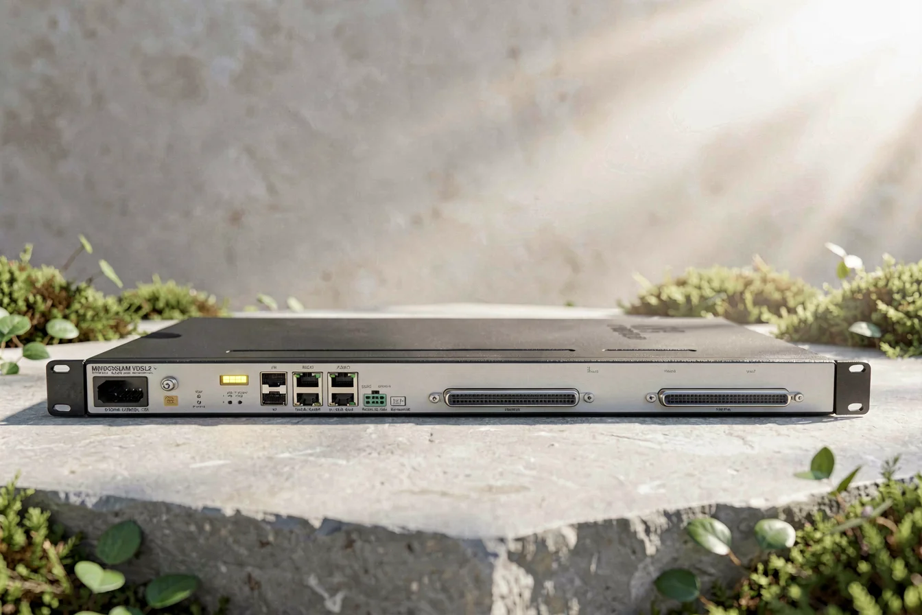 Compact mini DSLAM VDSL2