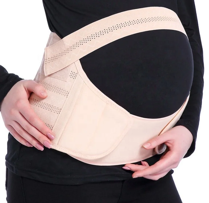 

Maikete Medical Pregnant Women Wear Back Support Pregnancy Belly Band Maternity Support Belt, Black,white,beige