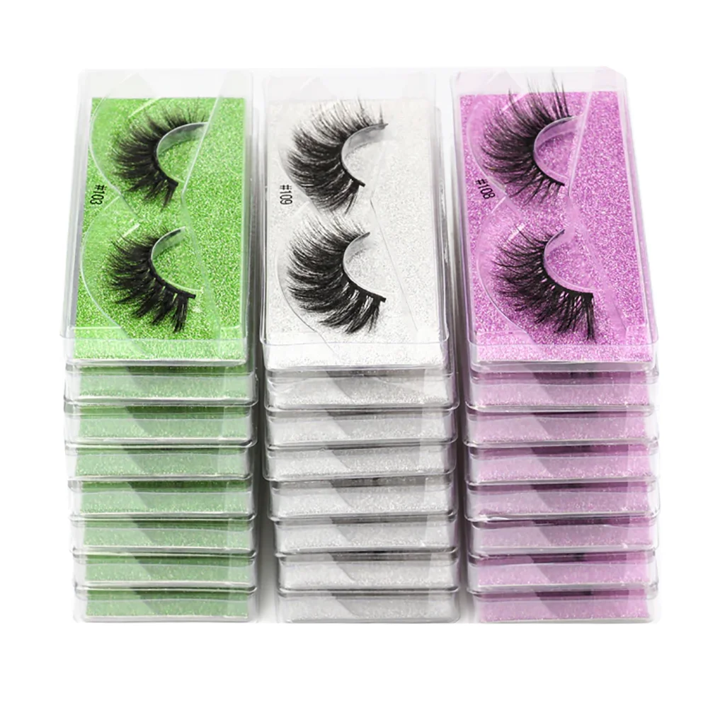 

Free Sample Wholesale Faux Mink Lashes Private Label Dramatic Faux Mink Lashes 3D 4D 5D 6D Faux Mink Eyelashes, Black