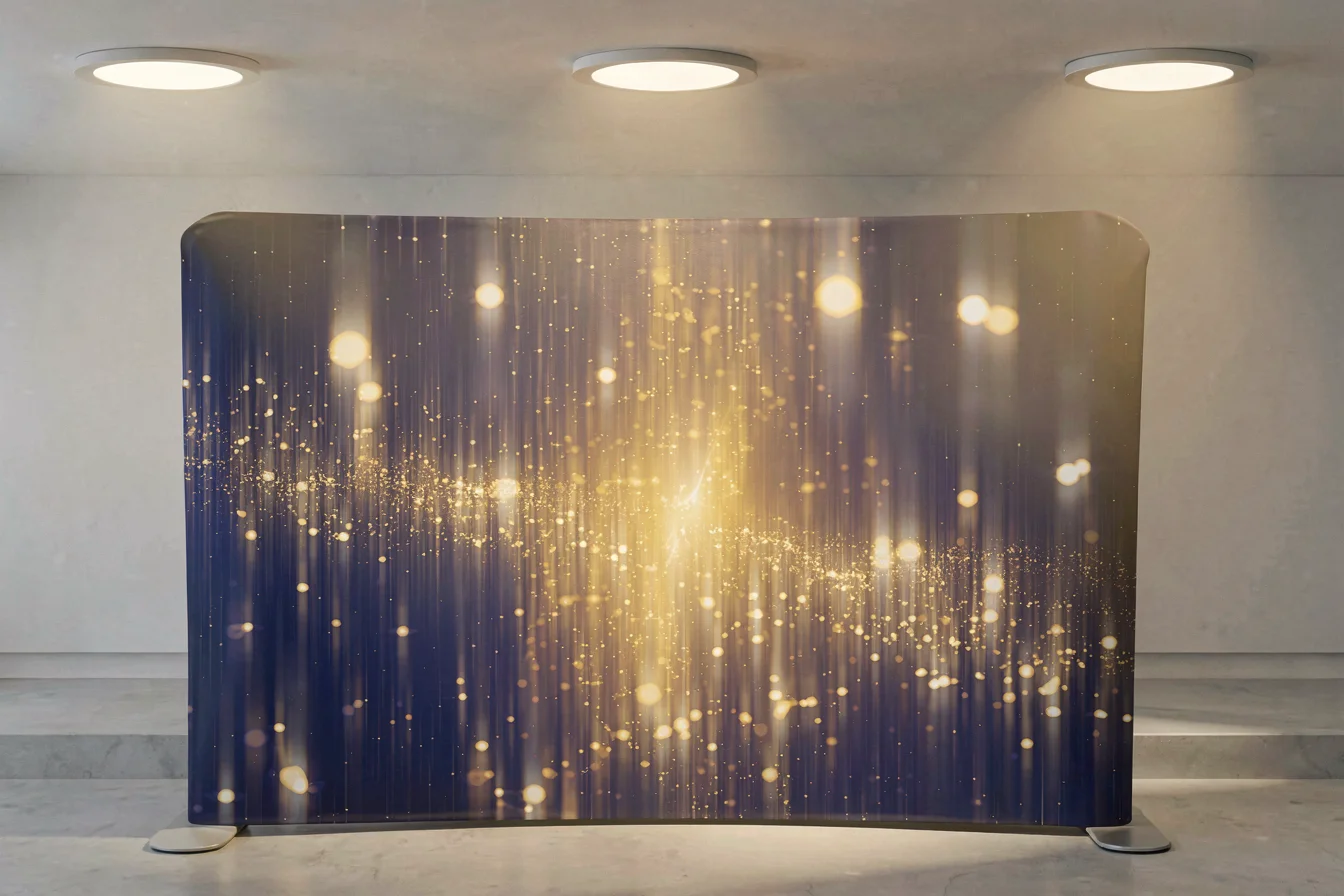 event curved backdrop