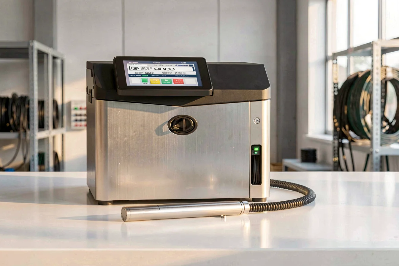 Industrial tube cable identification printer