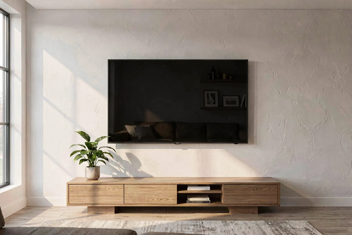 High-contrast black TV