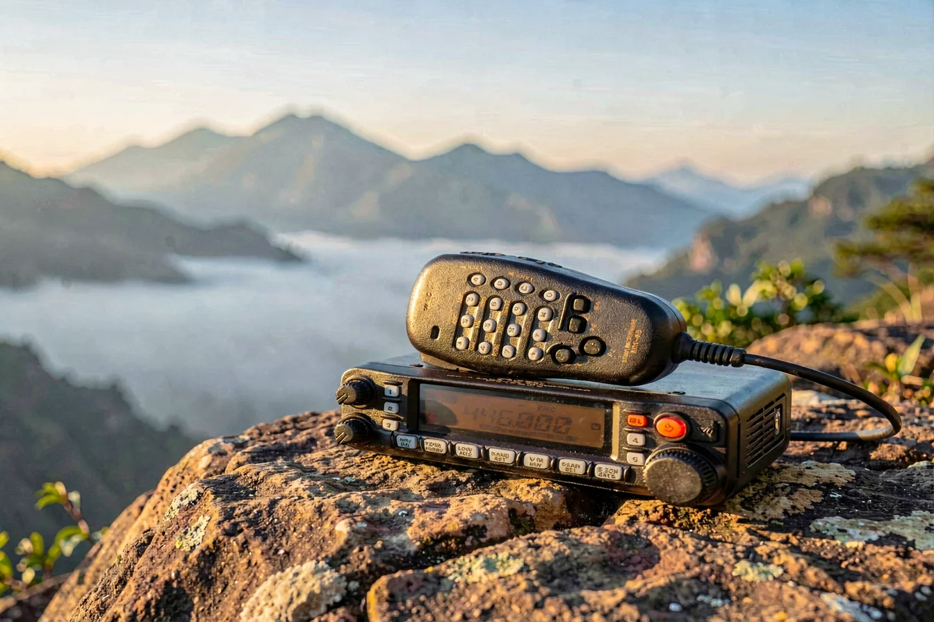 High-performance Yaesu VX-7R handheld transceiver