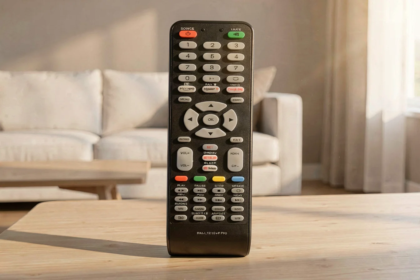 Spec-sensitive Sankey TV Remote Control vs. Generic TV Remote Control