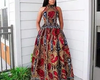 maxi dress kitenge designs Traditional African Wedding African Print Kitenge And Lace Designs Beautiful Kitenge Maxi Dress Designs For Women