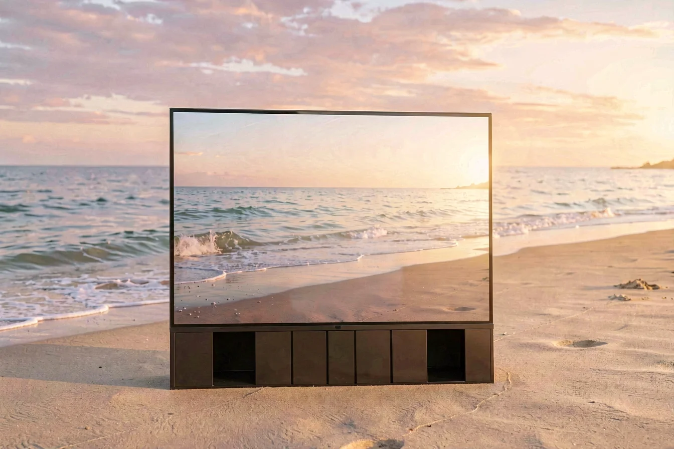 premium bezel-less LCD
