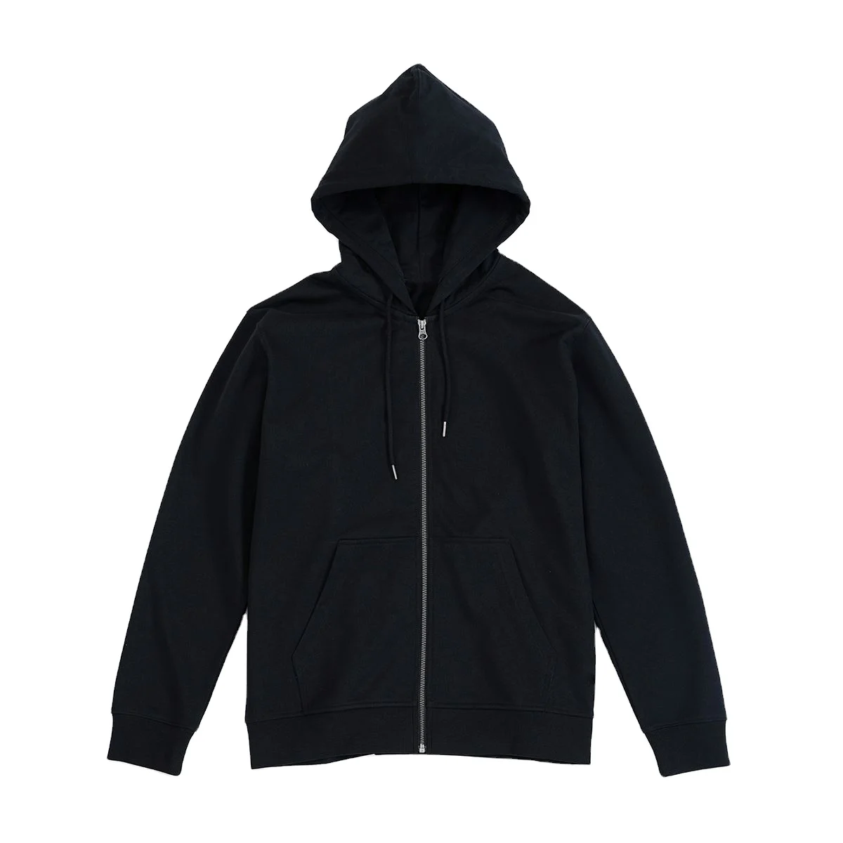 

Custom Fitness I See Ghost Hoodie Pure Color Zip Hoodie String Tips