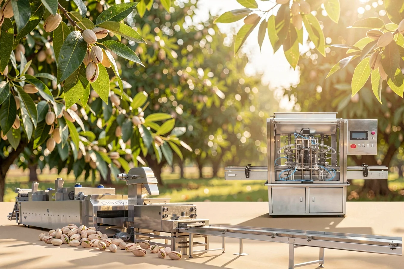 High-capacity pistachio paste machine