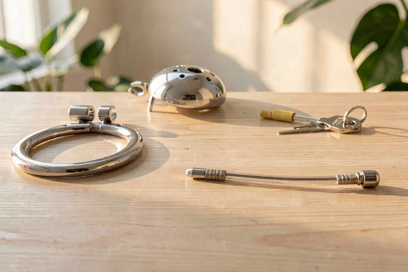 Premium chastity cage