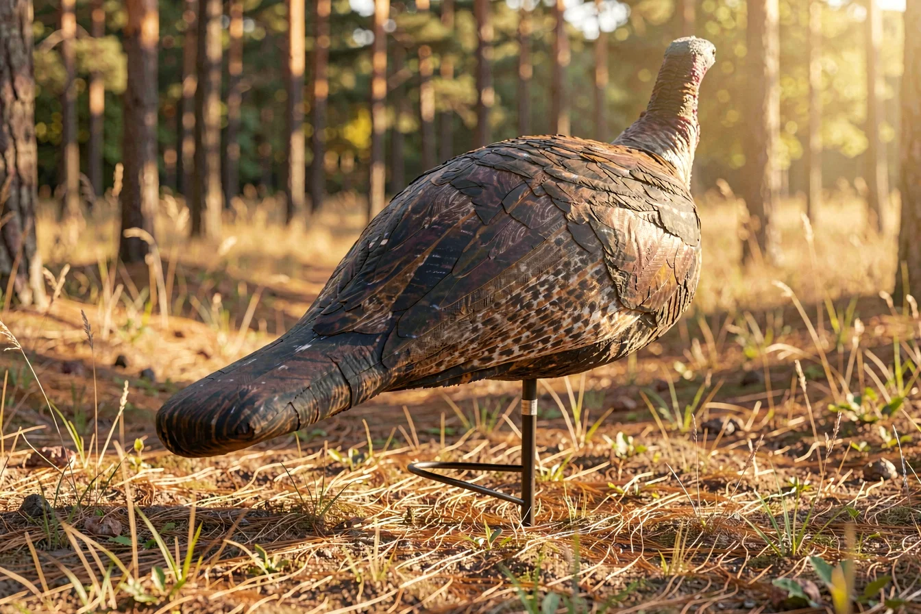 Realistic turkey decoy