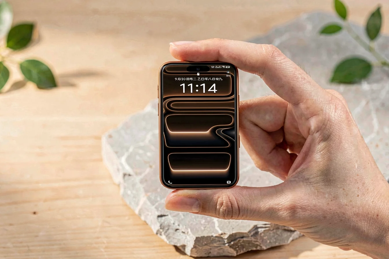 Premium plastic mobile phone