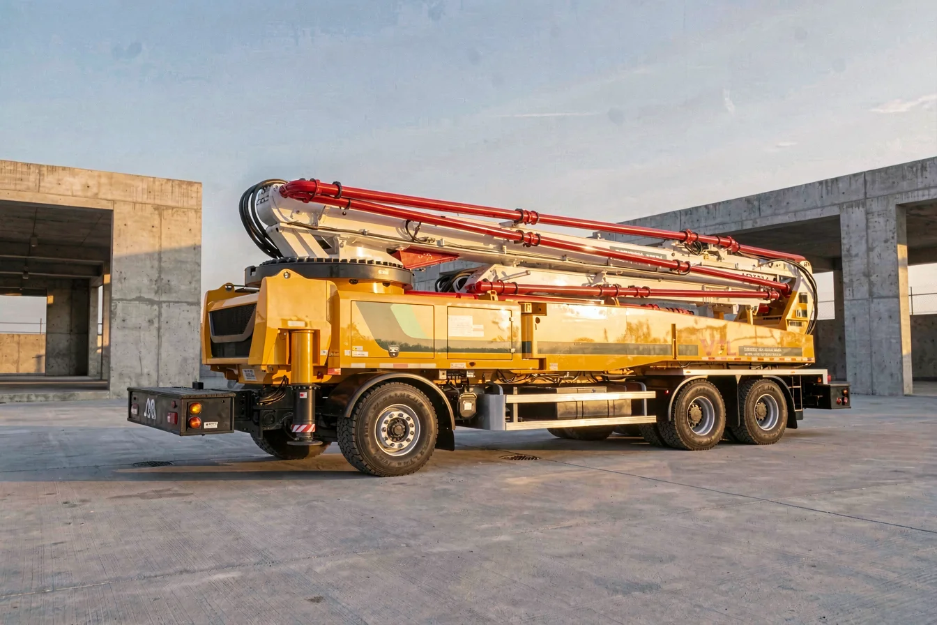 Durable concrete placing boom