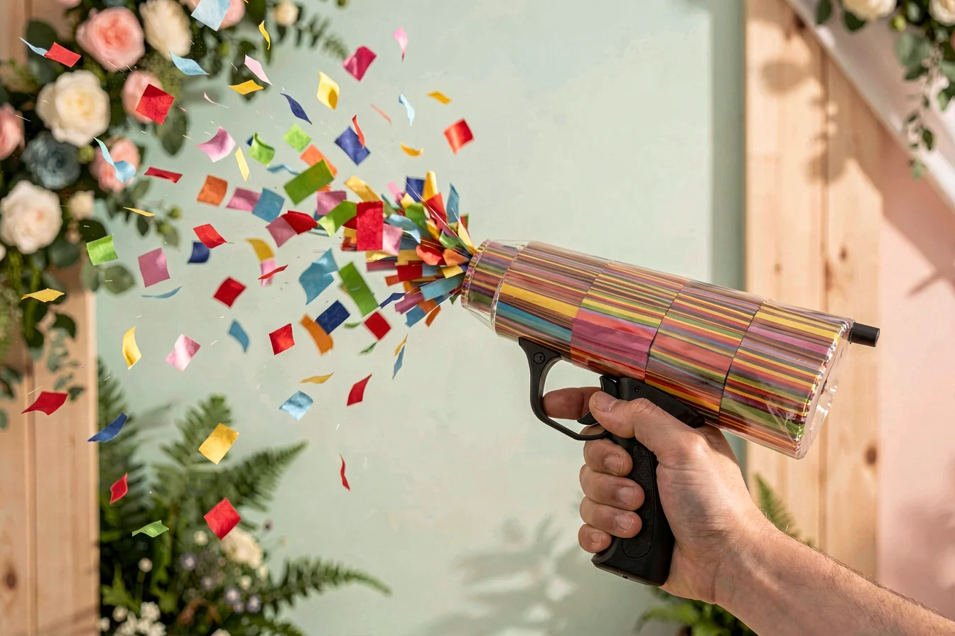 Premium wedding CO2 gun