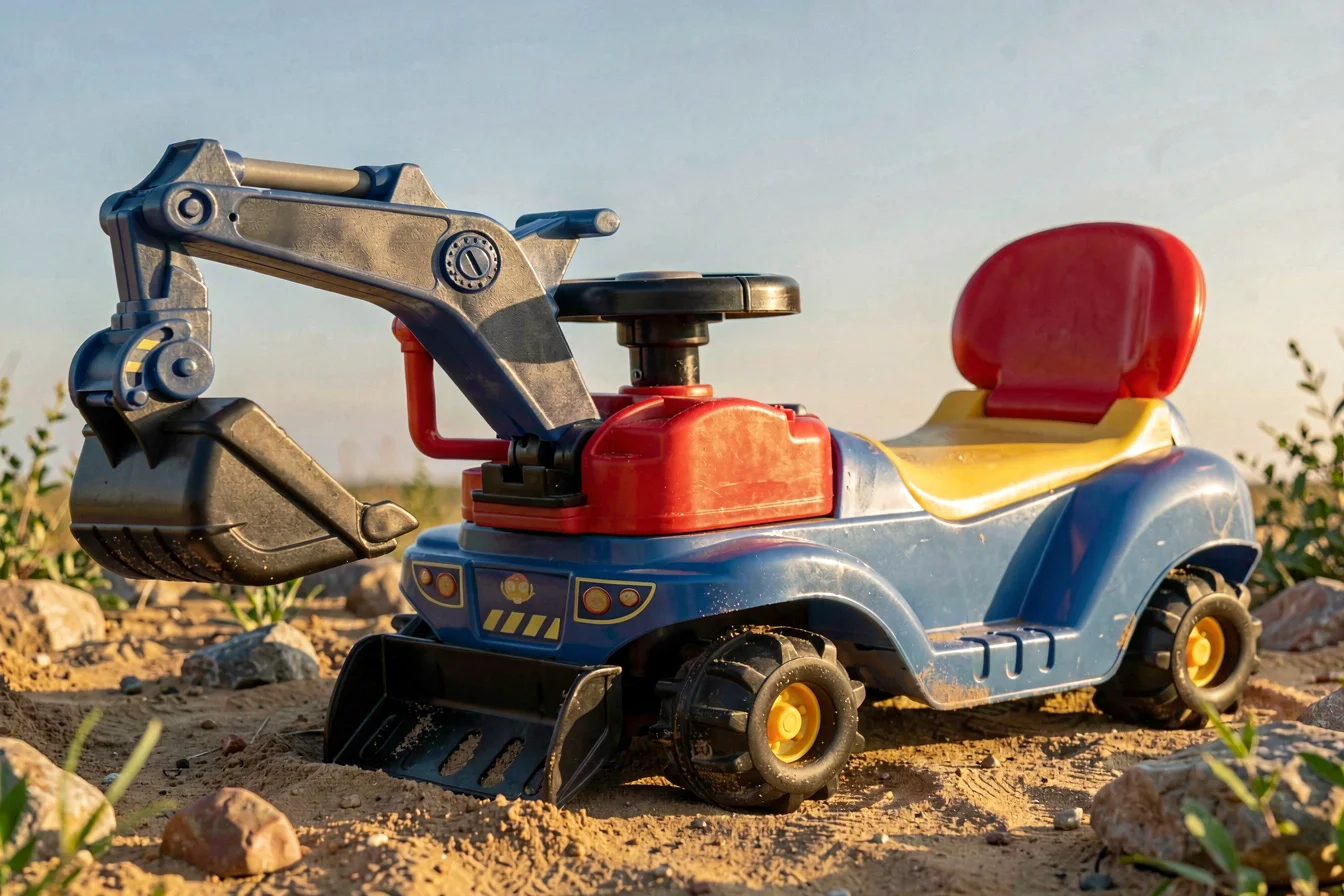 Realistic children mini excavator toy