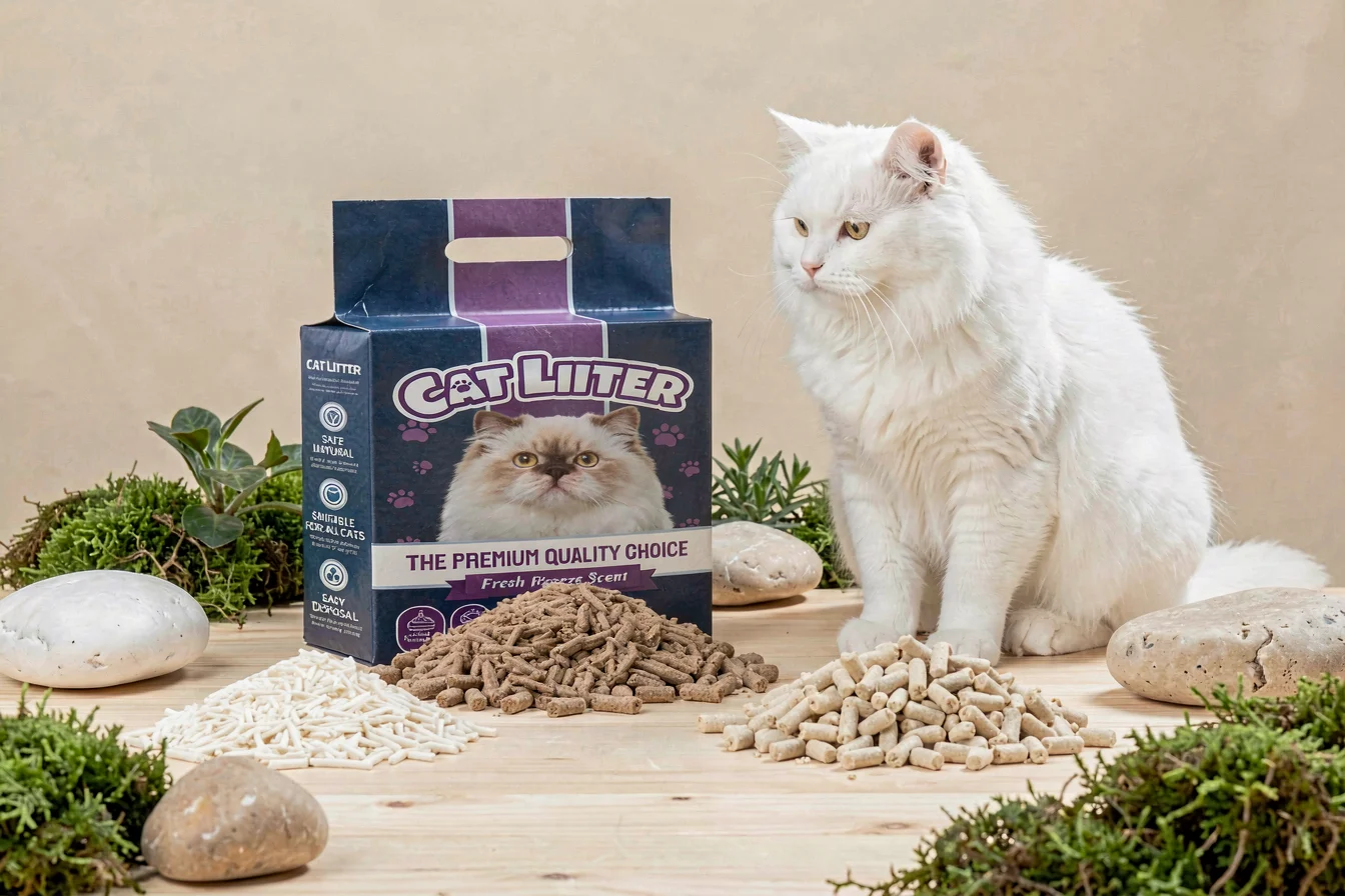 Eco-friendly sepiolite cat litter