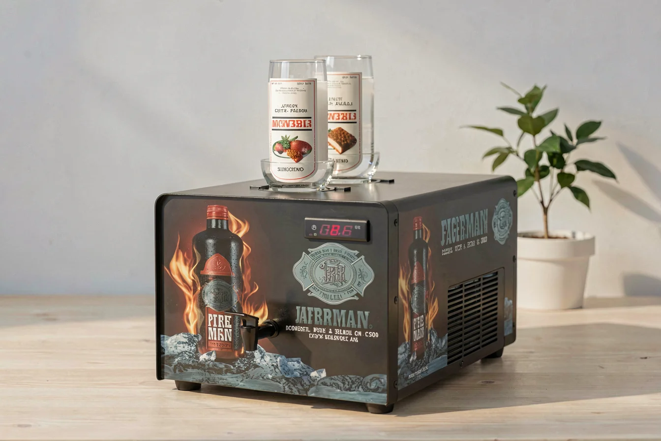 Compact Jagermeister dispenser