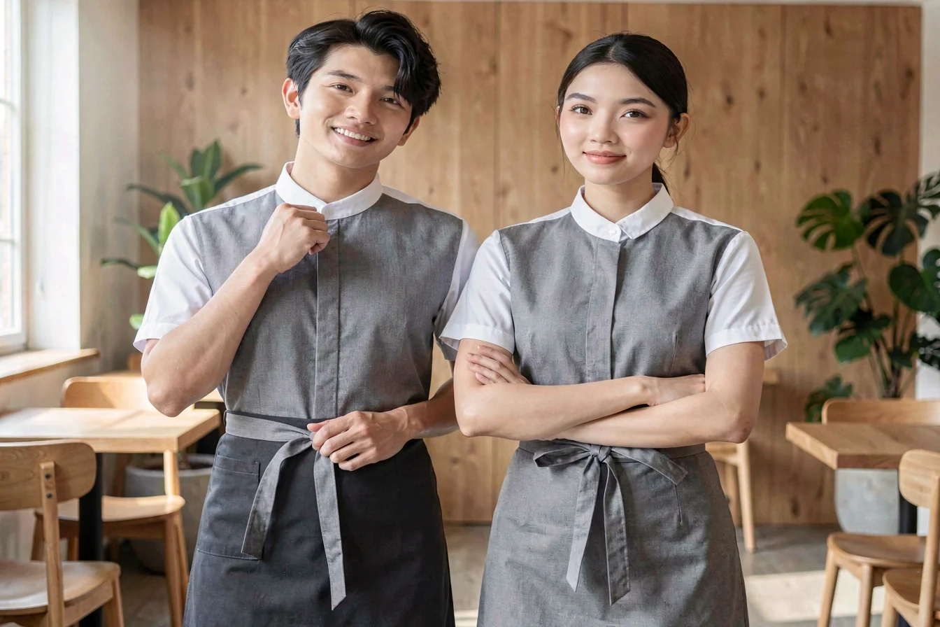 Custom waitress uniform